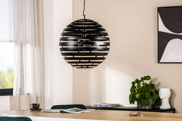 Hanglamp, 50 cm, H340 zwart foto 1