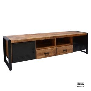 Bas 2 Door 2 Drawer TV Cabinet 200