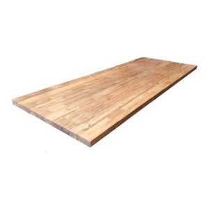 Teak Solid Table top with T-Iron 180