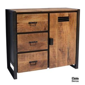 Luna 1 Door 3 Drawer Sideboard 94