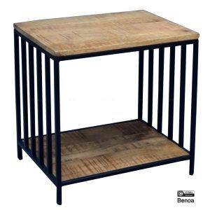 Houten Stalen Sidetable 45