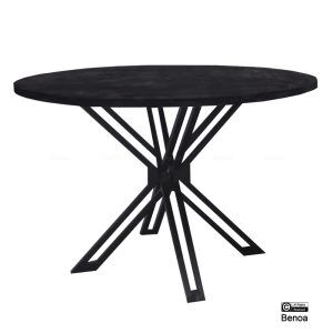 Yana Ronde Eettafel Zwart 120