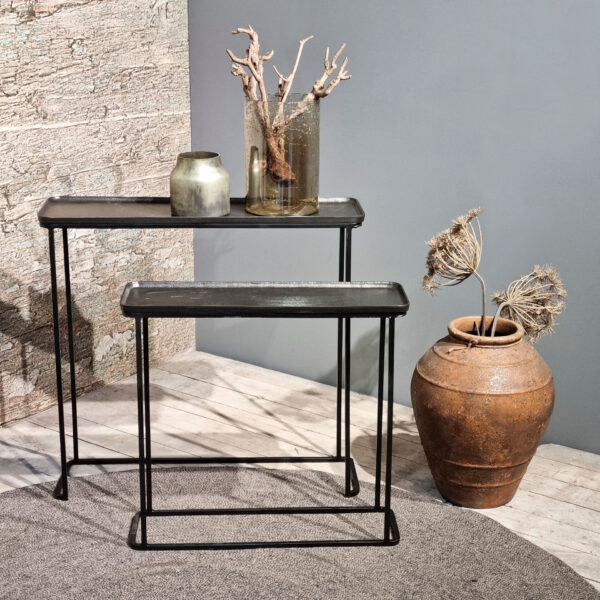 Antique Lead Sidetable 84 foto 1