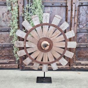 Houten Charkha-standaard