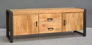 Britt 2 doors 2 drawer tv cabinet