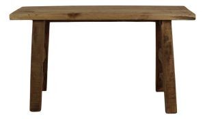 Decoratieve bank - 80x23x45 - Naturel - Oud teakhout