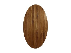 Ovaal tafelblad - 220x110x4 - Naturel - Eiken