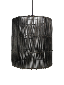 Hanglamp - ø50 cm - rotan - black wash