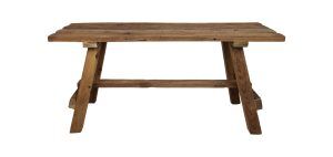 Decoratieve bank Napels - 100 cm - blank - teak