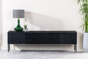 Tv-meubel, 175 cm, B340 zwart