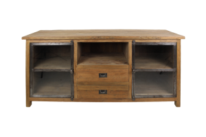 TV meubel Hunter - reclaimed teak/ijzer