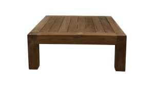 Lounge tuintafel Aruba - 80x80x30 - Naturel - teak