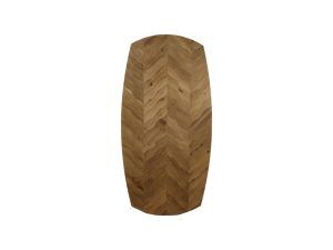 Tafeltop Fishbone Danish - 180x100x4 - Naturel - Eiken