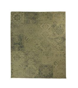 Vloerkleed Patchwork - 160x230 - Beige/geel/groen/blauw - Polyester