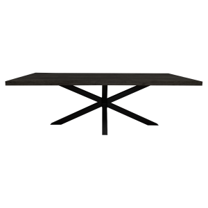 Eetkamertafel Denver Black | Rechthoek | 200 cm