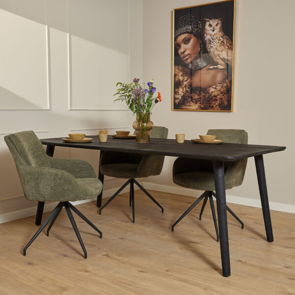 Eettafel Omaha Black | 240 cm foto 1