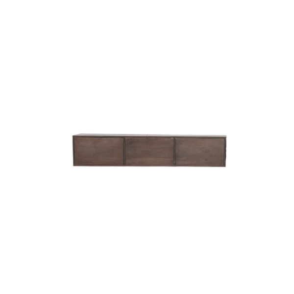 Zwevend tv meubel Vision Walnut | 160 cm foto 1