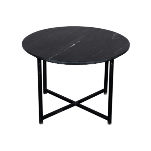 Salontafel Collin | Zwart marmer 75 cm foto 1