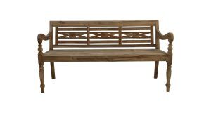 Bankje Risban 3-zits - 160x65x88 - Naturel - Teak