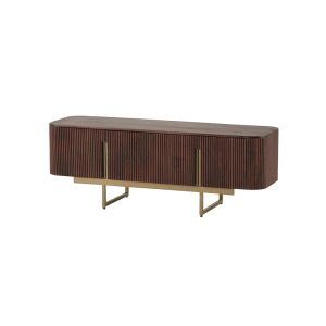 TV dressoir 140 met 4 deuren, Mango Warm Walnut