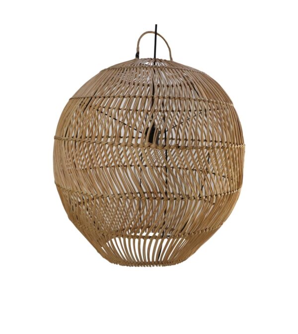 Hanglamp Rotan – ø55 – Naturel – Rotan/Metaal foto 1