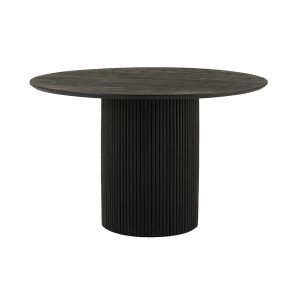 Eetkamertafel Ø120, Acacia Black