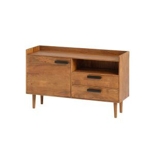 Commode 130 met 1 deur, 2 lades en 1 open vak