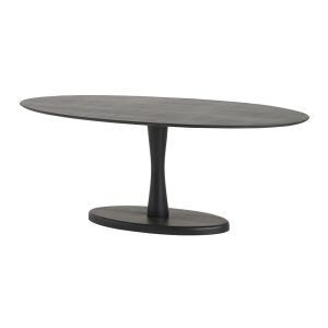 Eetkamertafel 160, ovaal, Black