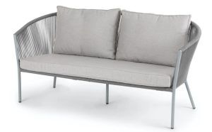 REIMS LOUNGEBANK 2V L81 X B173 X H83,5CM (12053 ) - ALU LICHTGRIJS 17-5102 TPG (12053)