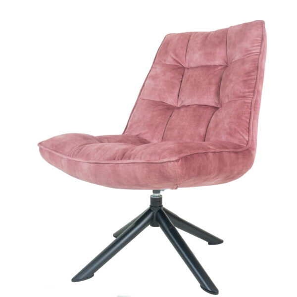 Fauteuil Dorus Adore Velvet – Old Pink 30 foto 1