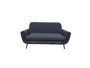 JONAH 2 SEATER SOFA (000314)  -  STEEL DARK GREY