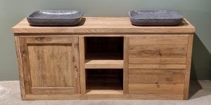 Benoa Teak Bathroom Cabinet 180