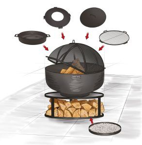 80 cm Fire Bowl XXL “PALERMO”