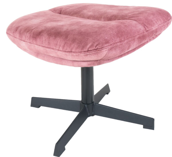 Hocker Dorus Adore Velvet – Old Pink 30 foto 1