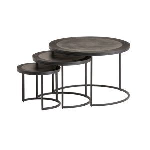 Siena salontafel set van 3, Black