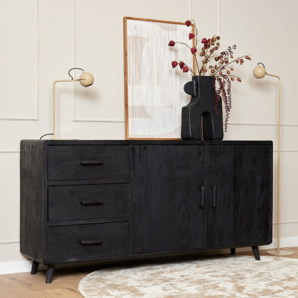 Dressoir Omaha Black | 180 cm foto 1