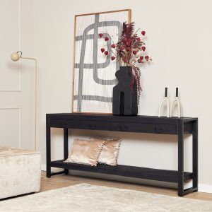 Sidetable Boaz Black | 180 cm