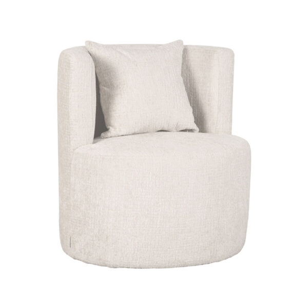 LABEL51 Fauteuil Evy – Naturel – Fluweel foto 1