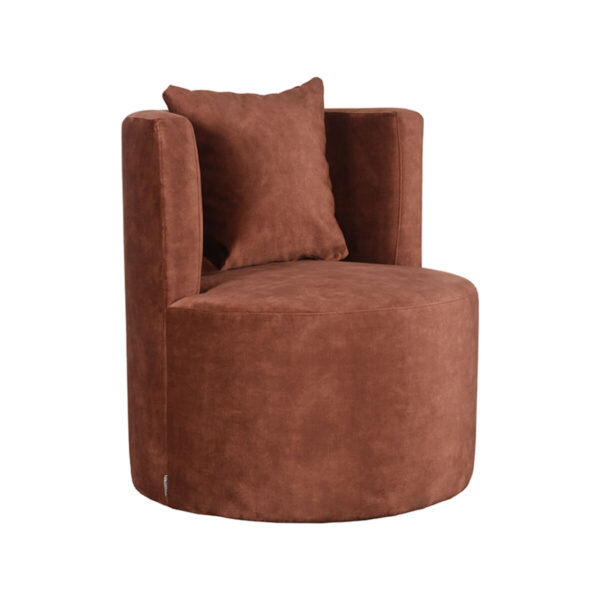 LABEL51 Fauteuil Evy – Rust – Velours foto 1