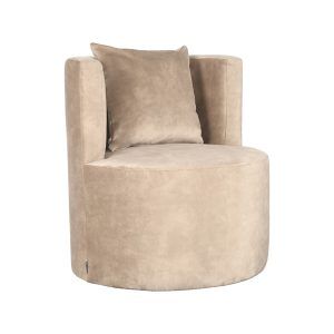 LABEL51 Fauteuil Evy - Zand - Velours