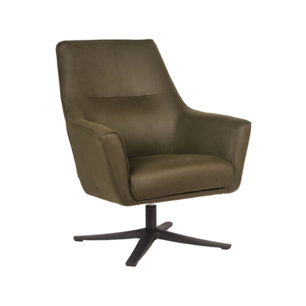 LABEL51 Fauteuil Tod – Army green – Microfiber foto 1