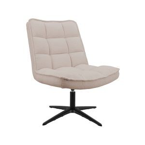 LABEL51 Fauteuil Vince - Naturel - Boucle