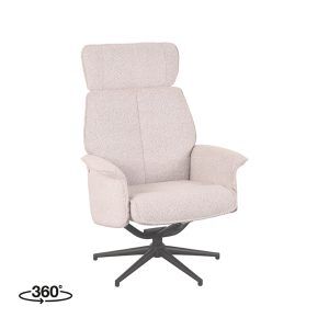 LABEL51 Fauteuil Verdal - Naturel - Boucle