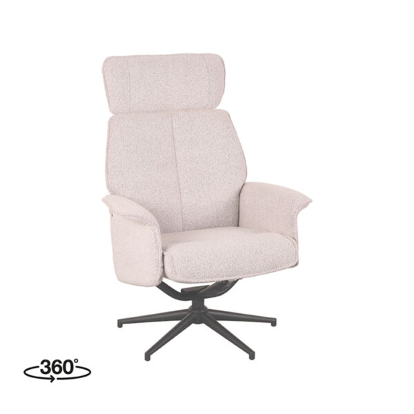 LABEL51 Fauteuil Verdal – Naturel – Boucle foto 1