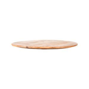 LABEL51 Eetkamertafel Tafelblad Sloppy Edge - Rough - Mangohout - Rond - 70 cm