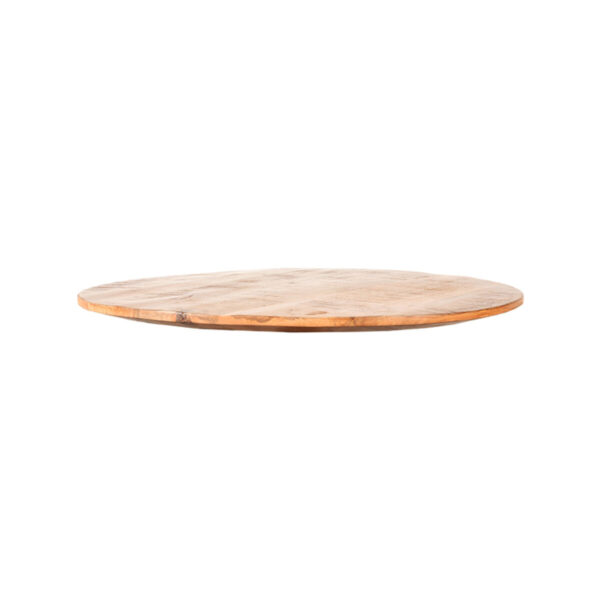 LABEL51 Eetkamertafel Tafelblad Sloppy Edge – Rough – Mangohout – Rond – 70 cm foto 1