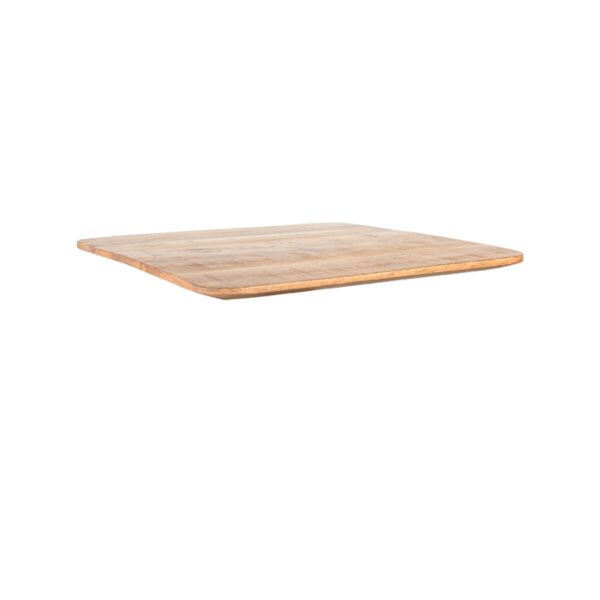 LABEL51 Eetkamertafel Tafelblad Sloppy Edge – Rough – Mangohout – 70 cm foto 1