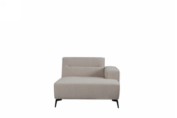 LABEL51 Bank Nero – Naturel – Boucle – Long Chair Arm Rechts VS foto 1