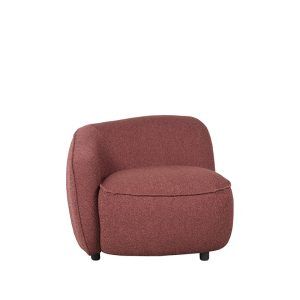 LABEL51 Fauteuil Livo - Winered - Boucle