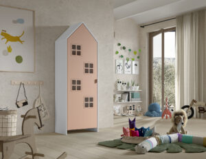 CASAMI BRUGES kast met deur in comfy pink.